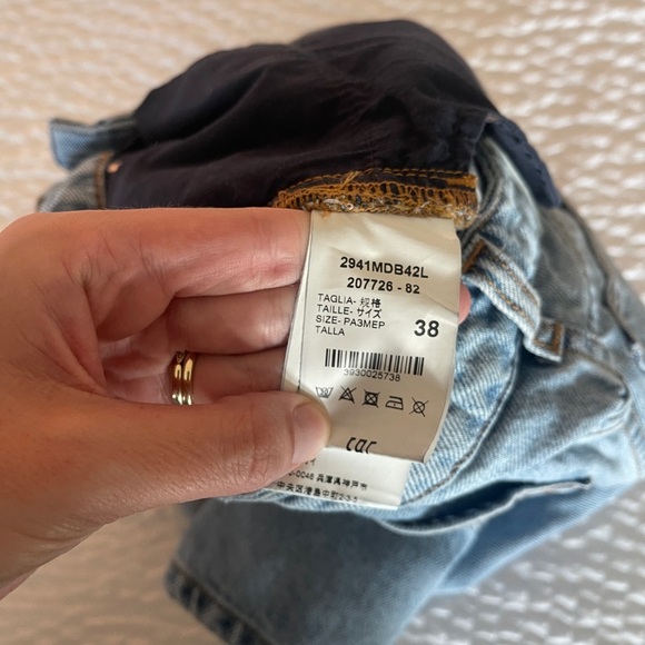 MSGM Denim Bermuda Shorts light wash made in Italy size 38 - Picture 6 of 14